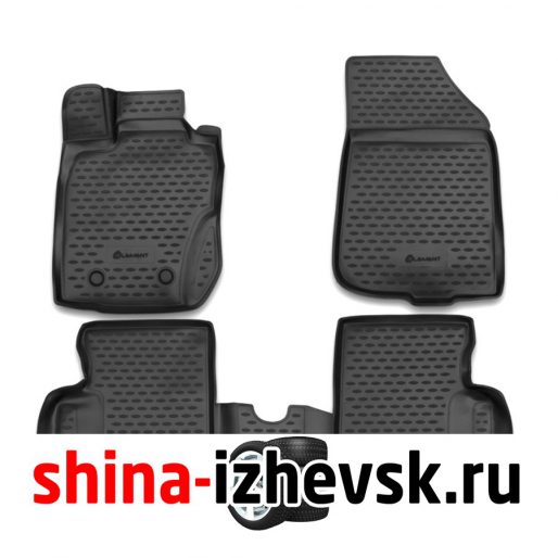 Коврик Коврики 3D в салон Format для Nissan Terrano, 2016- , 4 шт. (ПУ, повышенная износостойкость) в Ижевске